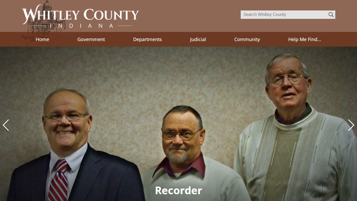 Recorder / Whitley County, Indiana